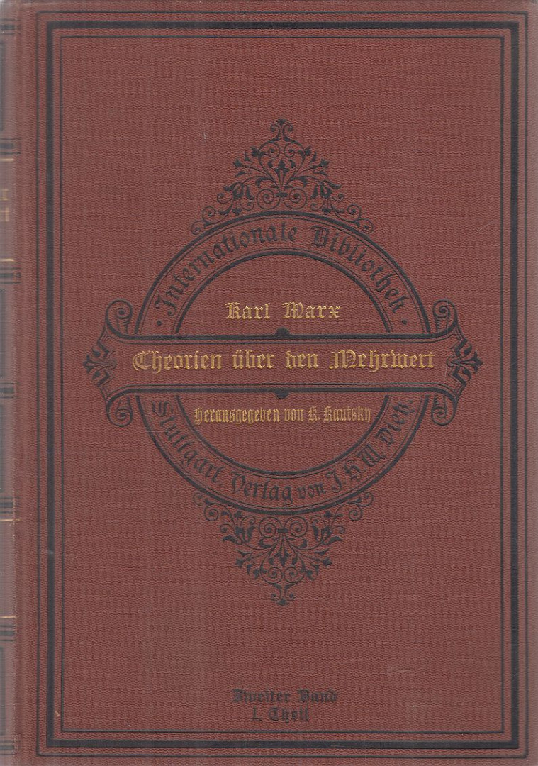 Karl Marx - Theorien über den Mehrwert II. Band I. Teil [antikvár]