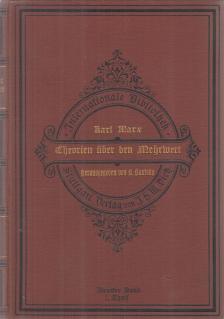 Karl Marx - Theorien über den Mehrwert II. Band I. Teil [antikvár]