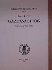 Dr. Pardavi László - Gazdasági jog [antikvár]