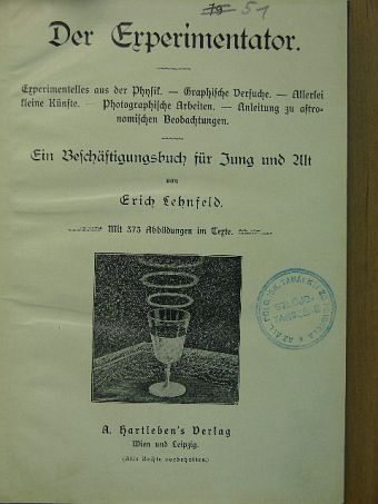 Der Experimentator (gótbetűs) [antikvár]