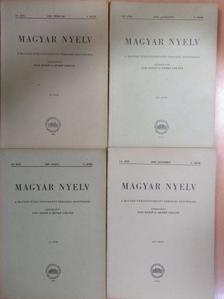 Antal László - Magyar Nyelv 1959/1-4. [antikvár]