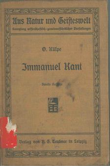Külpe, Oswald - Immanuel Kant [antikvár]