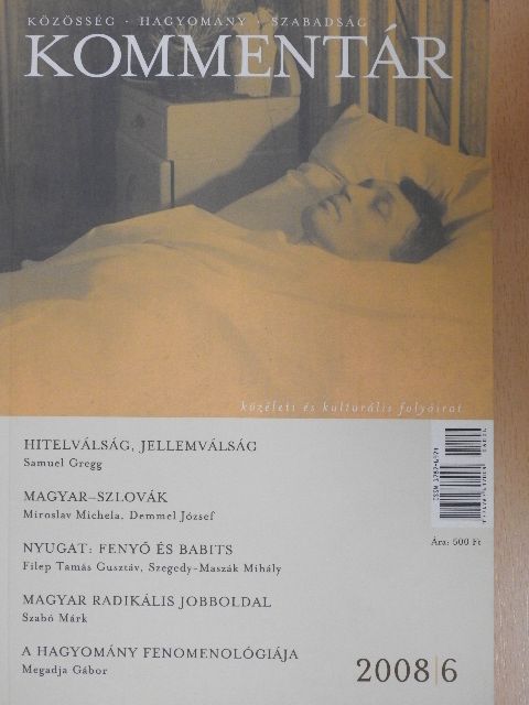 Böszörményi Nagy Gergely - Kommentár 2008/6. [antikvár]