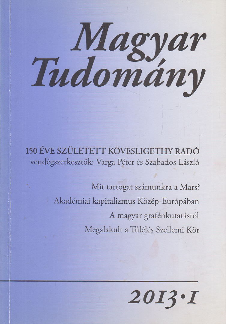 CSÁNYI VILMOS - Magyar Tudomány 2013/1. [antikvár]