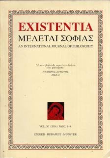 Ferge Gábor - Existentia 2001/3-4 [antikvár]