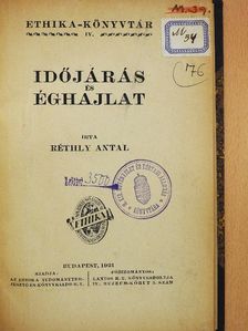 Réthly Antal - Időjárás és éghajlat (rossz állapotú) [antikvár]
