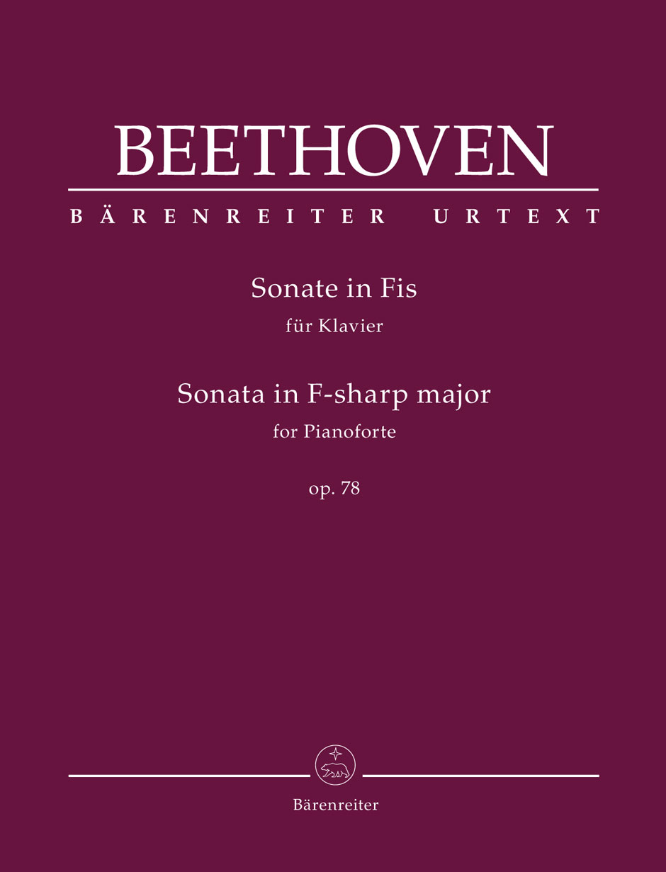 BEETHOVEN - SONATE IN FIS FÜR KLAVIER OP.78 (JONATHAN DEL MAR)