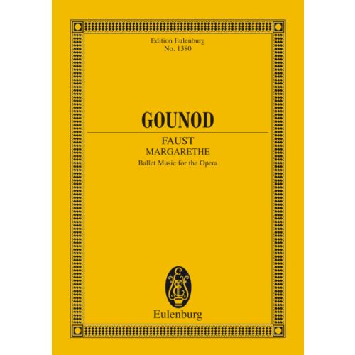 GOUNOD - FAUST, MARGARETHE, BALLET MUSIC FROM THE OPERA POCKET SCORE (B.HOPKINS)