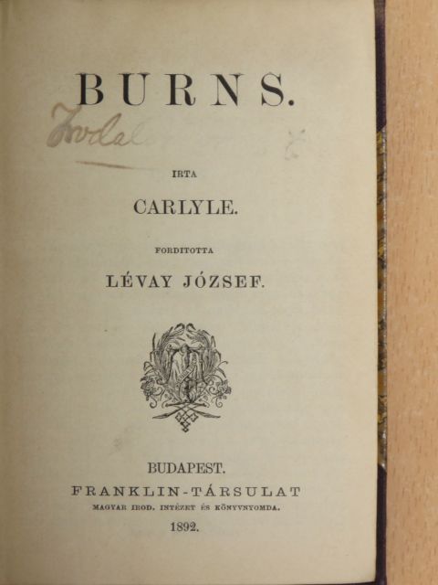 Carlyle - Burns/Scott Walter/Az olasz irodalom rövid története [antikvár]