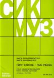 SOSZTAKOVICS / SCHOSTAKOWITSCH - FÜNF STÜCKE FÜR 2 VIOLINEN UND KLAVIER BEARBEITET VON LEWON ATOWMJAN