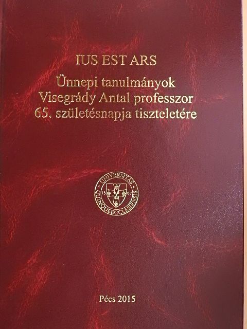 Ádám Antal - Ünnepi tanulmányok Visegrády Antal professzor 65. születésnapja tiszteletére [antikvár]