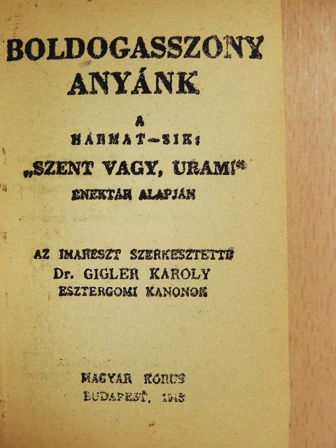 Boldogasszony anyánk [antikvár]