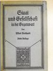 Dr. Alfred Vierkandt - Staat und Gesellschaft in der Gegenwart (gótbetűs) [antikvár]