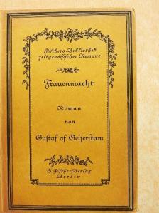 Gustaf Af Geijerstam - Frauenmacht (gótbetűs) [antikvár]