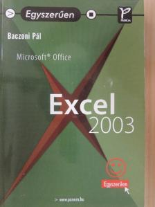 Baczoni Pál - Microsoft Office Excel 2003 [antikvár]