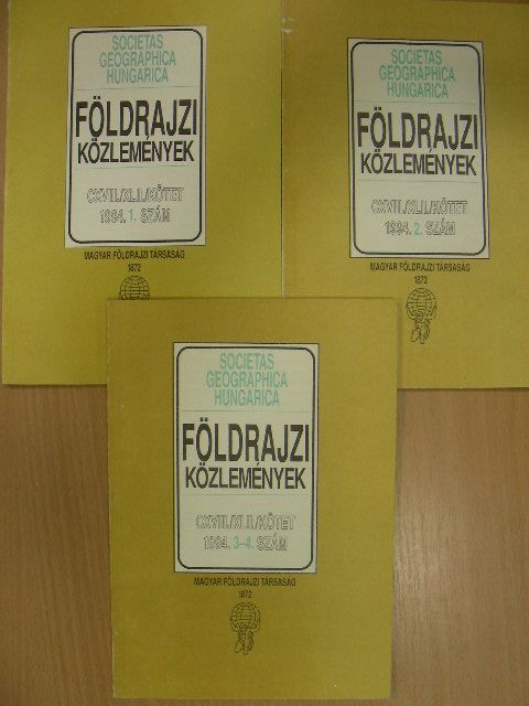 Bernard Le Calloc'h - Földrajzi Közlemények 1994/1-4. [antikvár]