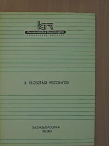 Elosztási viszonyok [antikvár]