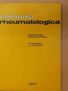 F. J. Wagenhäuser - Rheumatologie in Klinik und Praxis [antikvár]