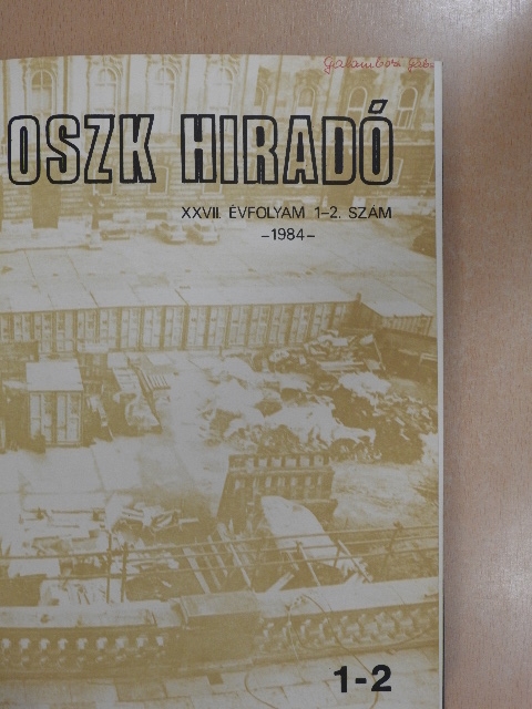 OSZK Hiradó 1984. január-december [antikvár]