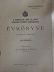 A Makói M. Kir. Állami Csanád Vezér Gimnázium Évkönyve az 1943-44. tanévről [antikvár]