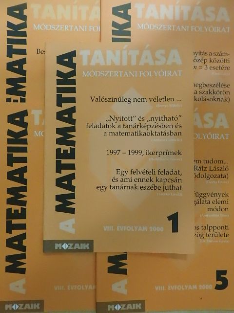 Ambrus Gabriella - A matematika tanítása 2000/1-5. [antikvár]