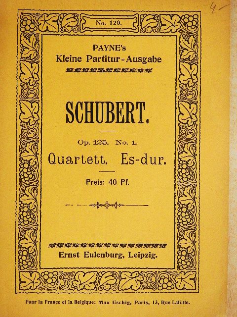 Franz Schubert - Quartett No. 2 Es-dur [antikvár]