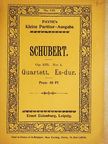 Franz Schubert - Quartett No. 2 Es-dur [antikvár]
