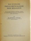 Dr. Joseph Geyser - Phänomenologie der Religion [antikvár]