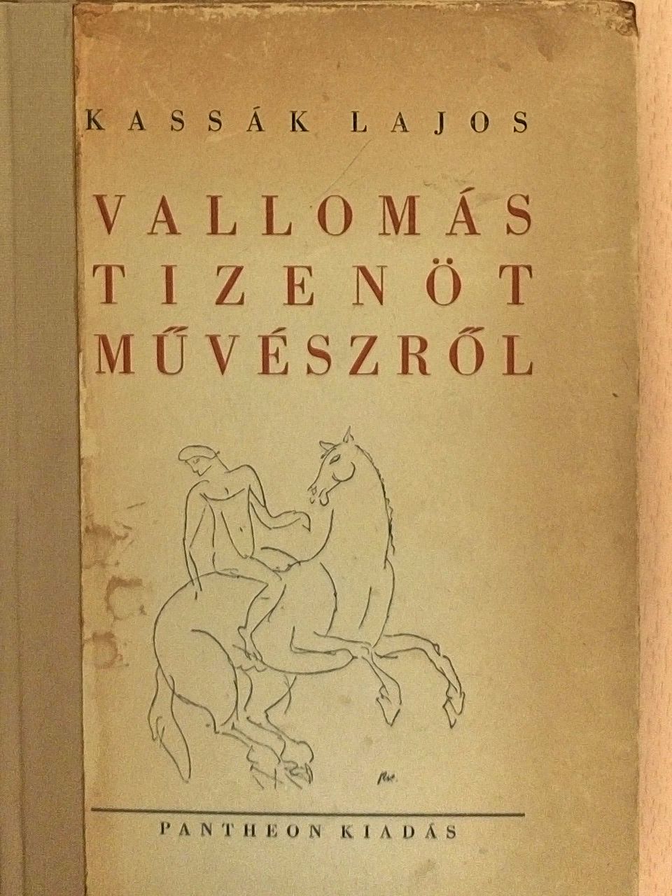 Kassák Lajos - Vallomás tizenöt művészről [antikvár]