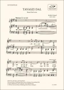 KARAI JÓZSEF - TAVASZI DAL ROSSA ERNŐ VERSE EGYNEMŰKAR