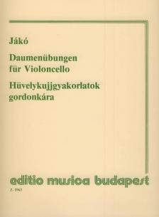JÁKÓ JENŐ - HÜVELYKUJJGYAKORLATOK GORDONKÁRA