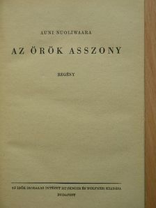 Auni Nouliwara - Az örök asszony [antikvár]