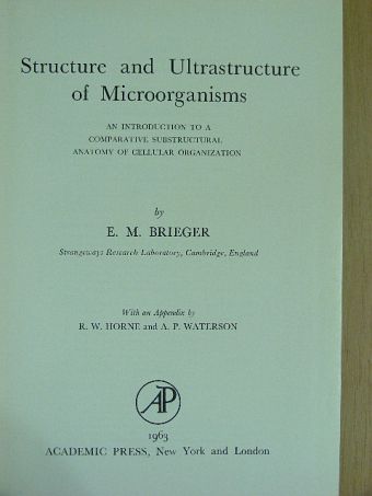A. P. Waterson - Structure and Ultrastructure of Microorganisms [antikvár]