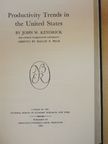 John W. Kendrick - Productivity Trends in the United States [antikvár]