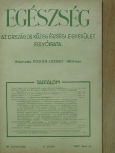 Dr. Leövey Ferenc - Egészség 1937. május [antikvár]