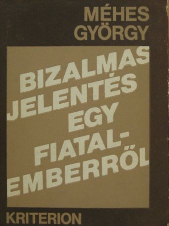 Méhes György - Bizalmas jelentés egy fiatalemberről [antikvár]