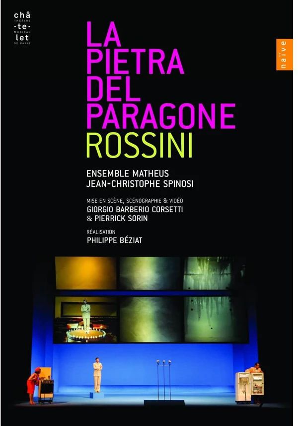 ROSSINI - LA PIETRA DEL PARAGONE 2DVD SPINOSI, PRINA, HOLLOWAY, GIORDANO, LIS, ZAPATA