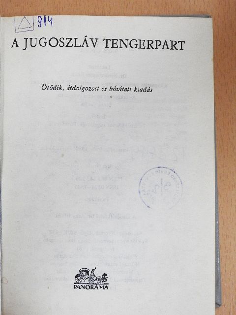 Bács Gyula - A jugoszláv tengerpart [antikvár]
