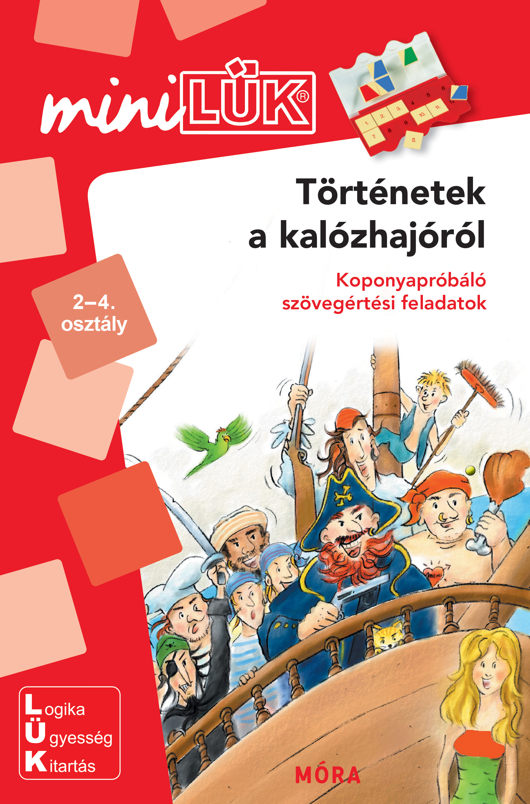 Történetek a kalózhajóról - miniLÜK - Koponyapróbáló szövegértési feladatok LDI-214