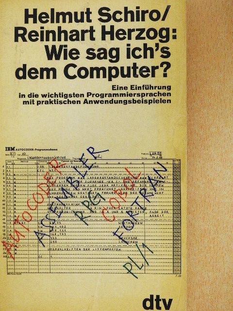 Helmut Schiro - Wie sag ich's dem Computer? [antikvár]