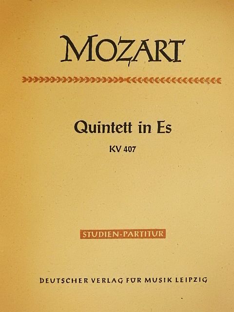 Wolfgang Amadeus Mozart - Quintett in Es [antikvár]