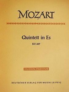 Wolfgang Amadeus Mozart - Quintett in Es [antikvár]
