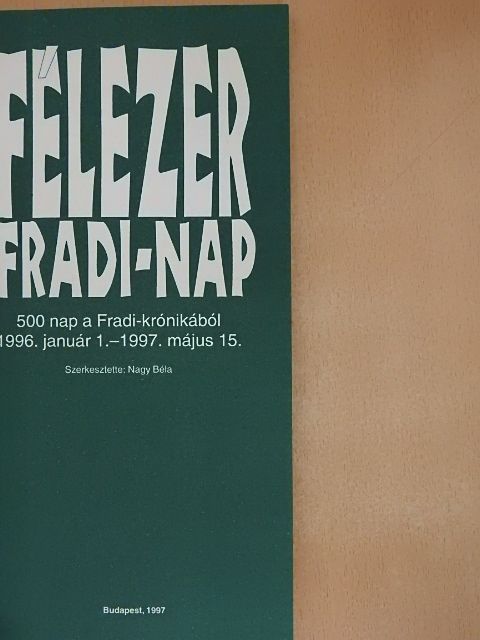 Félezer Fradi-nap [antikvár]