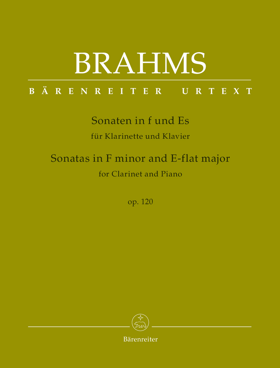 BRAHMS... - SONATEN IN f UND ES FÜR KLARINETTE UND KLAVIER OP.120 (BROWN / PERES DA COSTA)