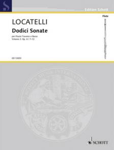 LOCATELLI - DODICI SONATE PER FLAUTO TRAVERSO E BASSO VOL.2: OP. II / 7-12