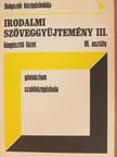 Ady Endre - Irodalmi szöveggyűjtemény III. kiegészítő füzet [antikvár]