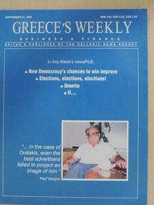 John M. Germanos - Greece's Weekly September 27 1993 [antikvár]