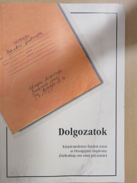 Agyánszki Orsolya - Dolgozatok [antikvár]