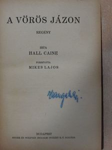 Hall Caine - A vörös jázon [antikvár]