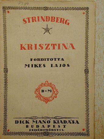Strindberg Ágost - Krisztina [antikvár]